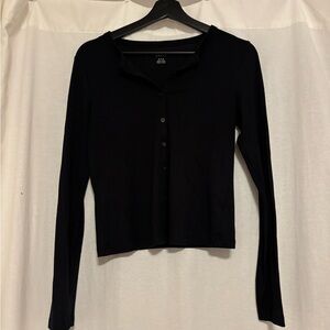 American Eagle Long Sleeve Button-Up - M